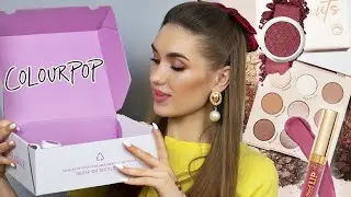 🔥БЮДЖЕТНАЯ КОСМЕТИКА ColourPop! ОБЗОР КОСМЕТИКИ И МАКИЯЖ глаз! Покупки Теней