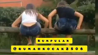 video lucu - kejadian lucu cewe yang tak TERDUGA (cd nya nyangkut)@Sukasuka12345-s