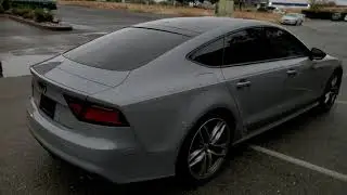 AUDI wrapped in Avery Dennison Gloss Rock Grey ( nardo grey)