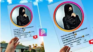 New Instagram Glass Photo frame photo editing|Picsart editing new trick-SK EDIT STUDIO