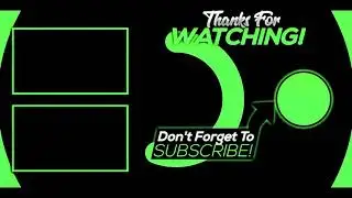 Green Screen Outro - Free Use
