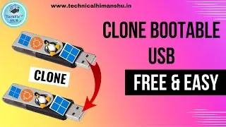 How to Clone Bootable USB to Another USB | Copy Bootable USB to another USB | TechFix HUB |