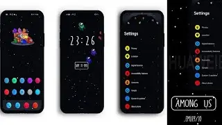 Among US Best Emui 9/10 Theme For Huawei / Honor Devices 🔥! Best 2020 Emui Theme 😍!