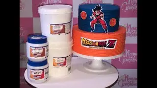 DIY - Bolo cenográfico Dragon Ball Z - Neuma Gonçalves
