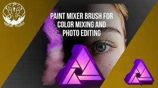 Using the Paint mixer brush for artistic color and photo editing in Affinity photo