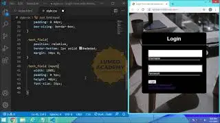 Login Form (with Animation) using HTML and CSS | LUMEO ACADEMY