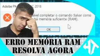 how to fix photoshop ram memory error - Elmo Tutoriais