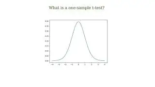 What is the one sample t-test in statistics?