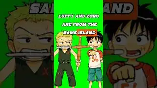 Zoro and Luffy are from the Same Island 😱! 