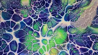 564 - Bloom Coasters | Using up Paint | #acrylicpouring #paintpouring #bloom #sheleeart