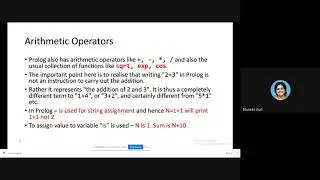 Lab3 Prolog : Arithmetic operators