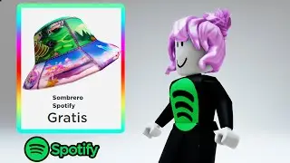CONSIGUE *GRATIS* SOMBRERO FOTOGRÁFICO SPOTIFY (EVENTO SPOTIFY ISLAND ROBLOX)