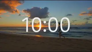 10 Minute Timer with Relaxing Music: Summer Theme