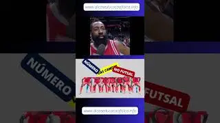 Número de Camisas no Futsal #futsal #dicaseducaçãofísica