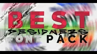BEST DESIGNER FONTS PACK