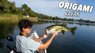 Catching fish on an ORIGAMI kayak!!! (Ft. Oru Lake Sport)