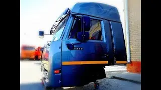 Тюнинг кабины 6520 КВАРЦ под заказ.Что получилось. с ветром придется потерпеть)
