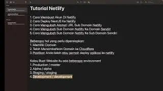 #5. Cara Mengubah Sub Domain Netlify Ke Sub Domain Sendiri