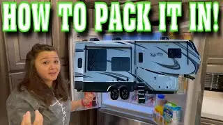 How Miranda Packs Up Our Grand Design Solitude Camper for Travel