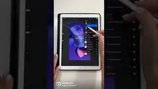 Уроки Procreate. Как рисовать сразу золотой текстурой