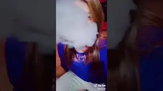 Engineering girl smoking