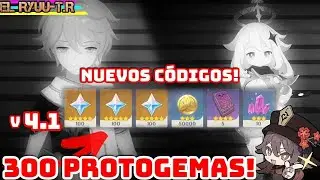CÓDIGOS DE 300 PROTOGEMAS v4.1 │ CANJEA YA! │ Genshin Impact