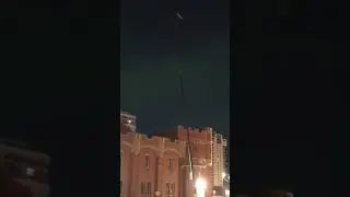 Aurora Borealis in Calgary Downtown