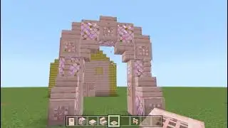 Wedding Gate in Minecraft 1.20 update trails and tales. #totalway  #gateminecraft #howtobuildgate
