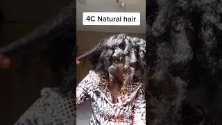 Chunky twists out on 4c natural hair #naturalhair #4chair #afrohair #hairoil #twistout