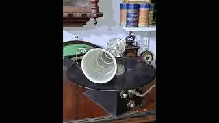 Miniature Horn Gramophone