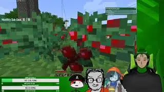 Chillin with homies in Minecraft instead of playing that scuffed Zombie game.