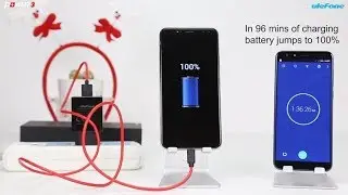 Ulefone Power 3 Charging Test 5V3A 6080mAh Battery 6GB RAM