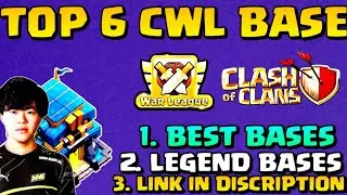 NEW BEST TH12 BASE LINK 2023 | TOP 6 TH12 WAR/CWL/TROPHY/HYBRID BASE WITH LINK - COC |
