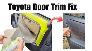 Toyota Camry DOOR TRIM sagging? (QUICK FIX METHOD)