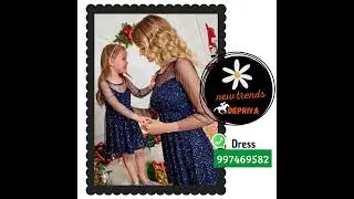 VESTIDOS DE NAVIDAD MAMA E HIJA 2022 / NEWTRENDS DEPRIYA