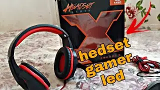 COMPREI UM HEADSET GAMER NOVO COM LED