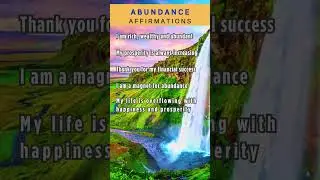 ✨ABUNDANCE Flows to You! ✨Receive Abundance, Prosperity, Wealth Affirmations (Repeat with Me)