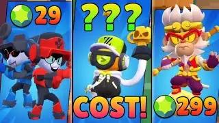 Brawl Stars Season 22 Skins Cost Prediction!Brawl Stars Starrtoon season skins Prices!