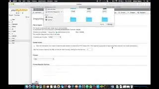 Creating a DB and importing the data from an extent DB