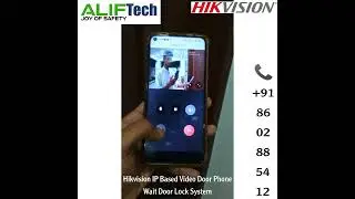 Hikvision IP Video Door Phone Installation With Doorlock 