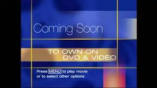 Coming Soon To Own On DVD And Video (2003-2005) (DVD Quality) ''Press (MENU)'' Variant