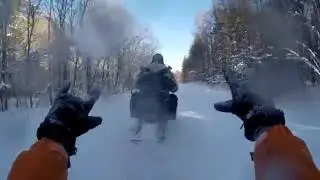 GoPro: Покатухи на снегоходе