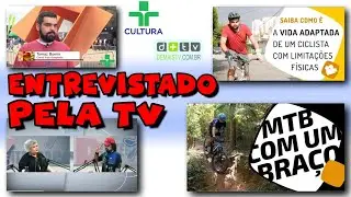 DEI UMA ENTREVISTA PRA TV 📺 #VidaAdaptada