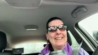 Rückfahrt vom joggen 🏃🏻‍♀️😃 neue Halterung wird ausprobiert 😊 1.März 2025