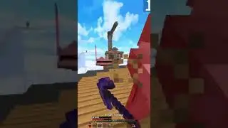 Minecraft But, When You Get A Team Wipe With A Pickaxe In Bedwars #shorts