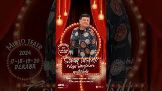 Tohir Mahkamov - 17-18-19-20 dekabr "Mirzo teatr" konsert dasturi