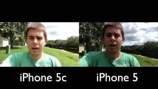iPhone 5c vs. iPhone 5: NEW Front-Facing Camera Test (720p HD)