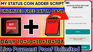 My Status New Paytm Earning App | Daily Paytm Earning App | Paytm Earning Mod App