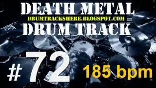 #72 DEATH METAL | DRUM TRACK 185 bpm