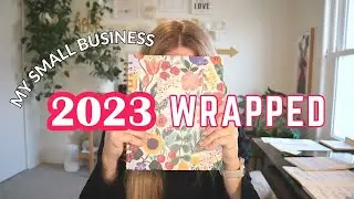 My 2023 Wrapped - Small Business Candle Maker Edition